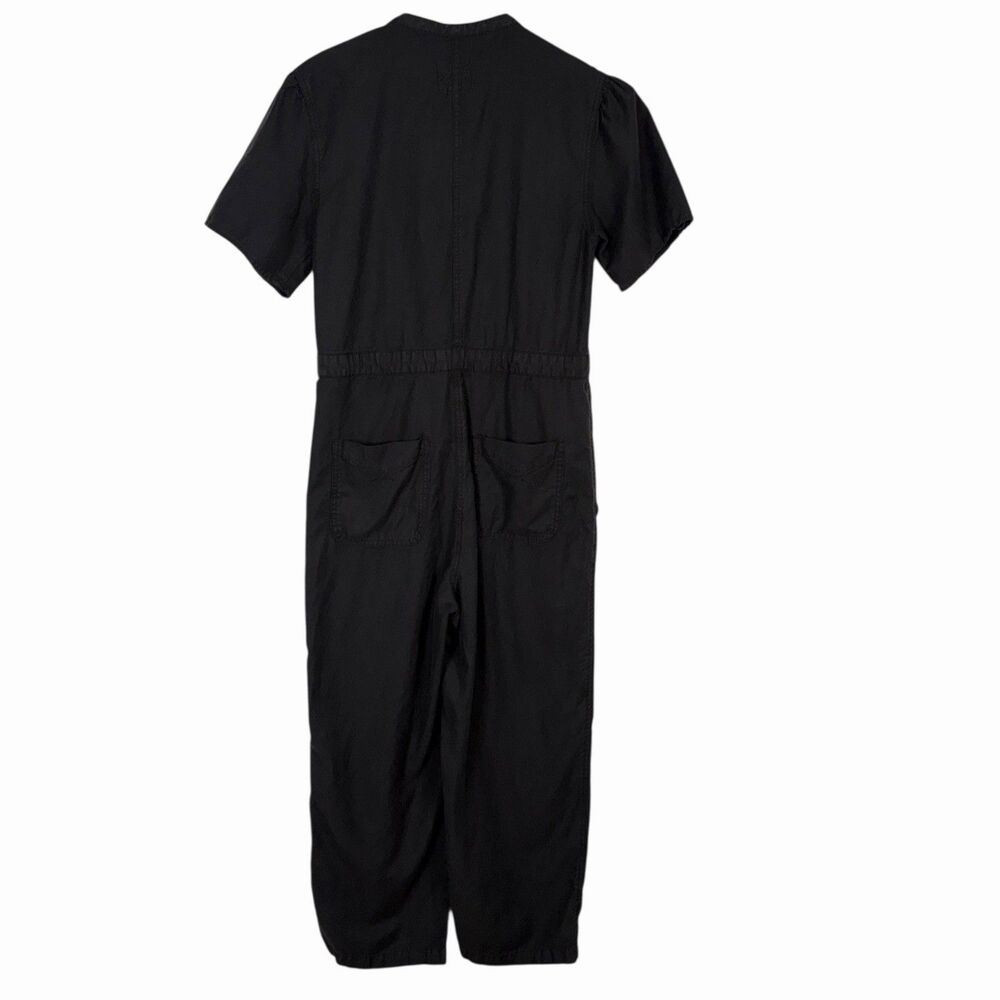 Anthropologie Unpublished Black Utility Jumpsuit Snall - Picture 8 of 12
